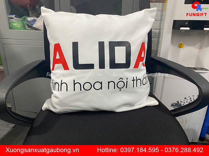 Mẫu gối tựa lưng in logo giá rẻ