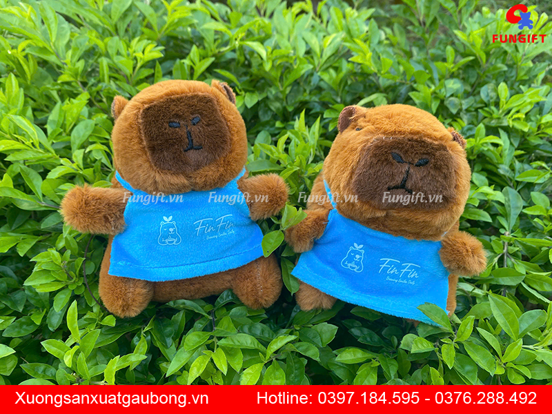 Sản xuất gấu móc khóa capybara