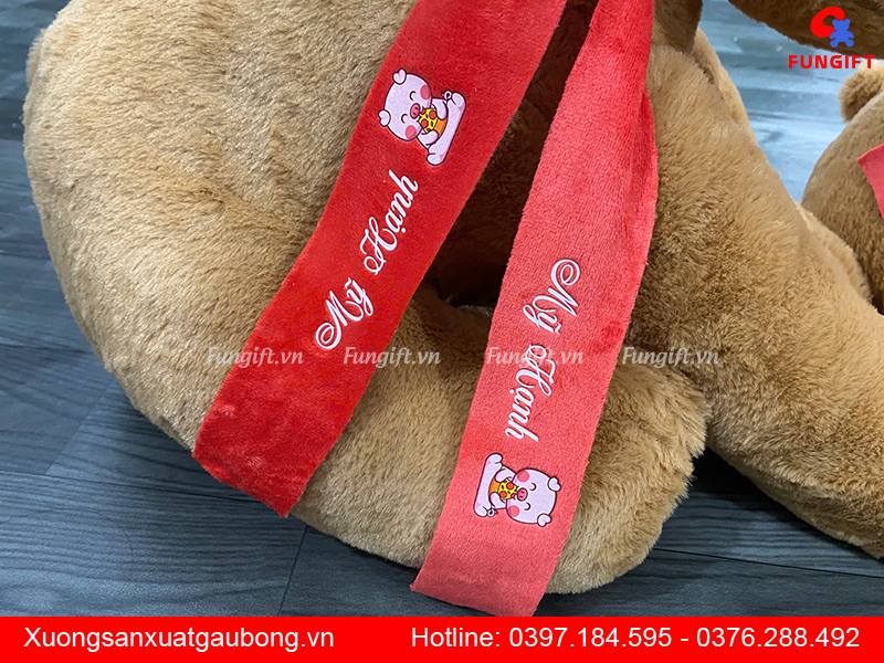 Gấu bông con tuần lộc giáng sinh noel