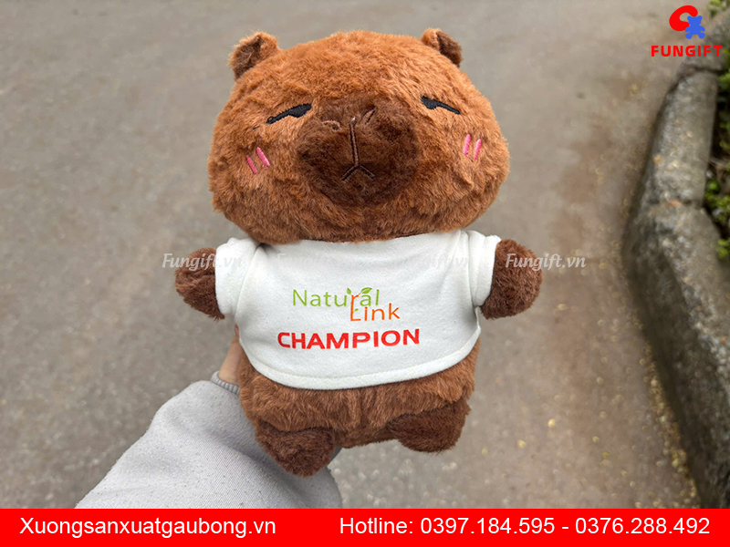 Gấu bông in logo Hà Nội