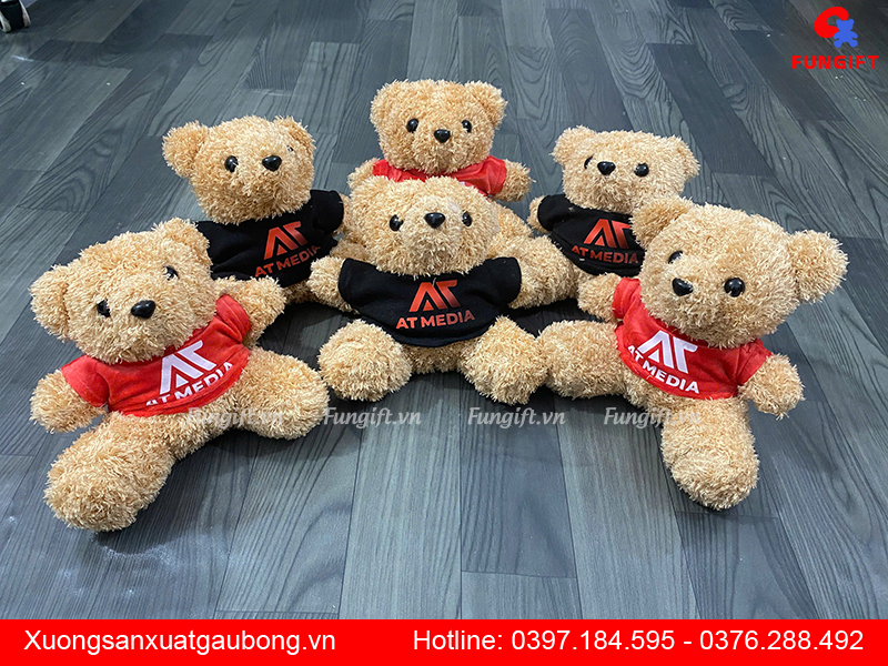 Gấu bông in logo Hà Nội
