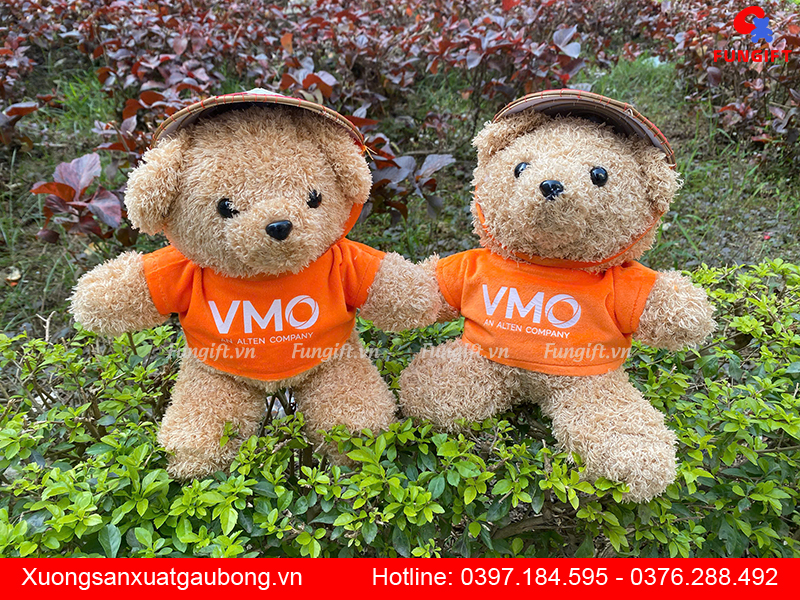 Gấu bông in logo Hà Nội