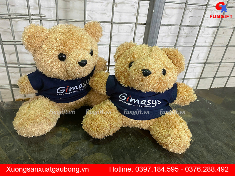 Gấu bông in logo Hà Nội