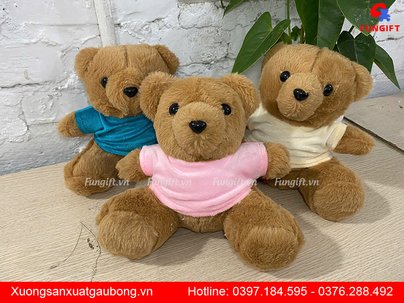 Gấu bông in logo Hà Nội