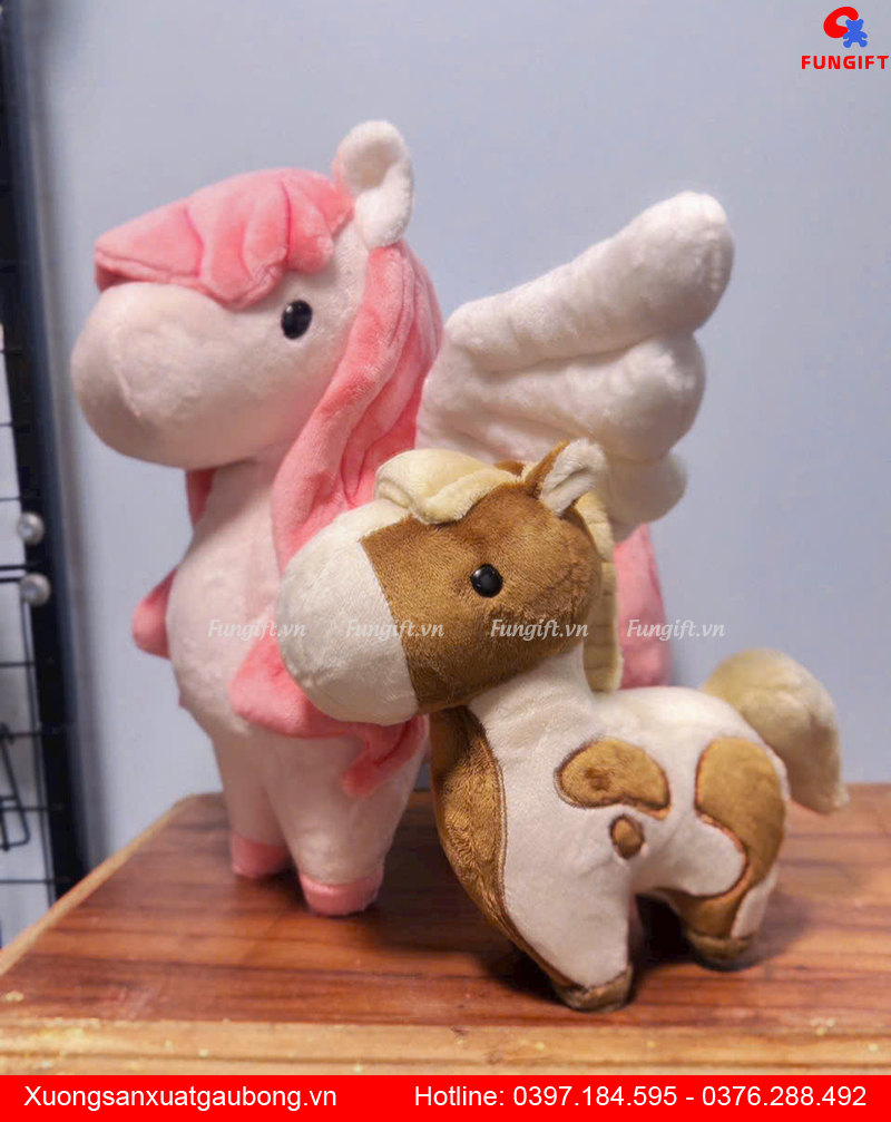 Gấu bông kỳ lân bông