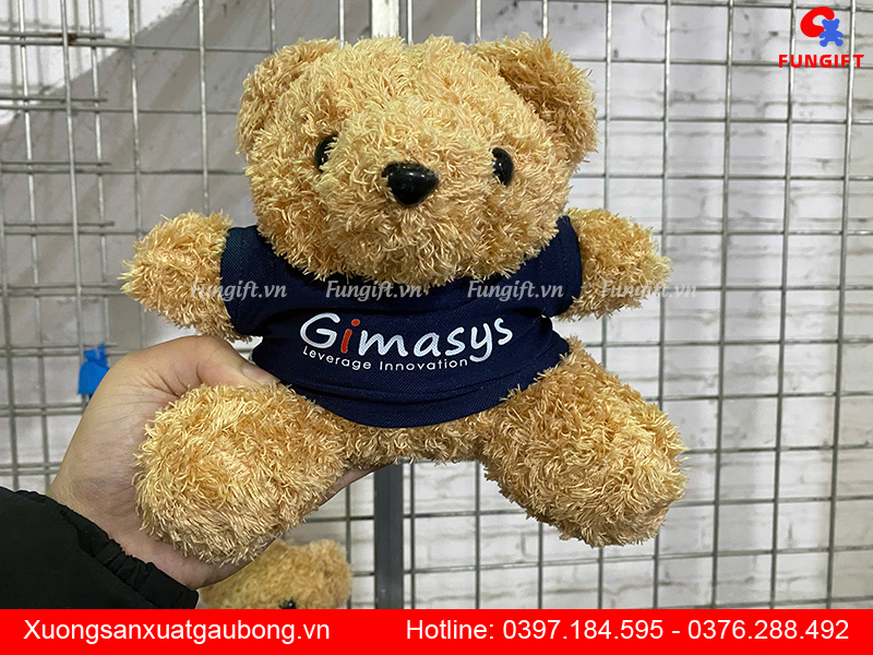 Gấu teddy in logo