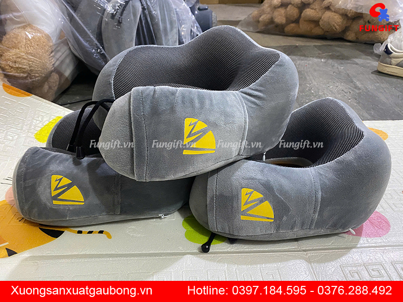 Gối kê cổ in logo theo yêu cầu