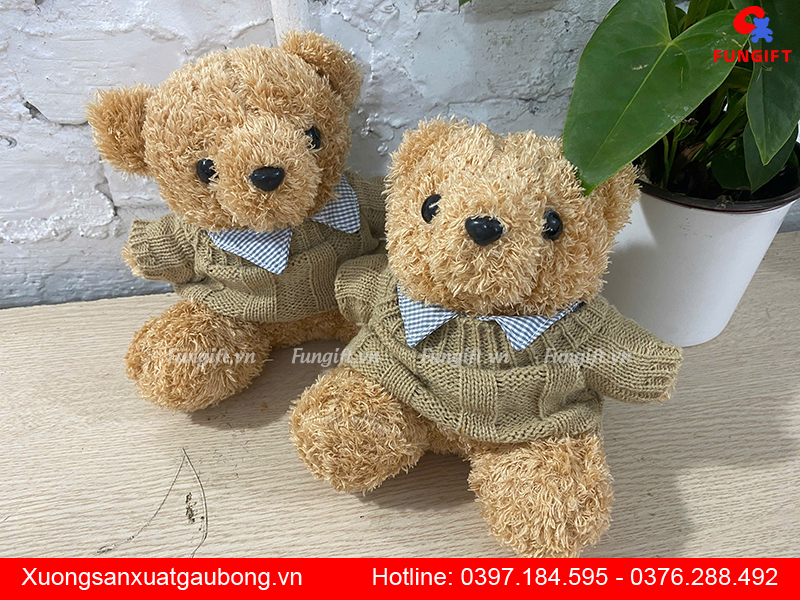 Làm gấu bông theo yêu cầu số lượng ít