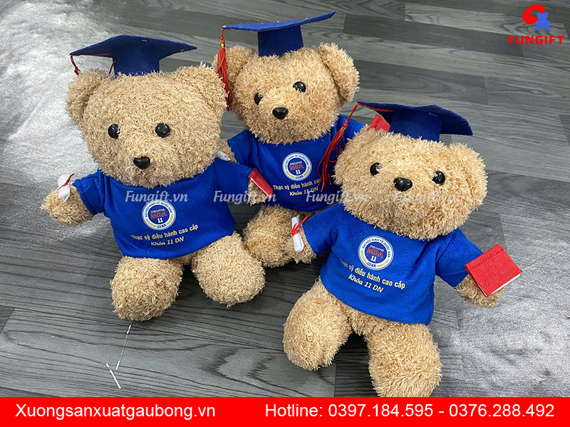 Xưởng sản xuất gấu bông tốt nghiệp giá rẻ Hà Nội