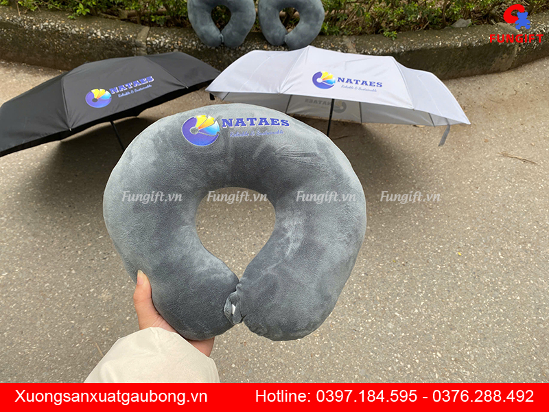 Xưởng may gối kê cổ quà tặng