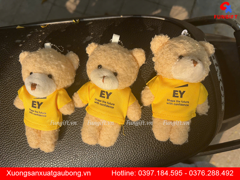 Báo giá in gấu móc khóa tại xưởng