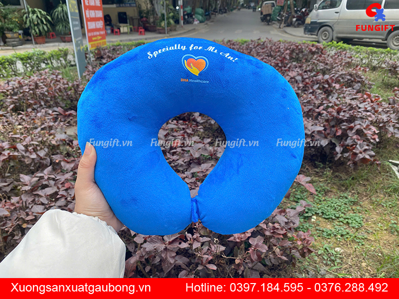 Cung cấp gối U số lượng lớn in logo