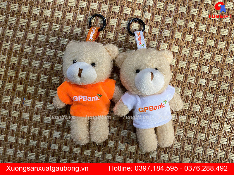 Đặt in gấu móc khóa số lượng lớn