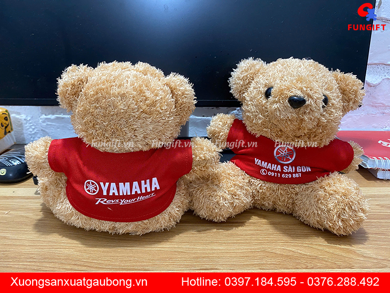 Đặt in logo gấu bông số lượng lớn