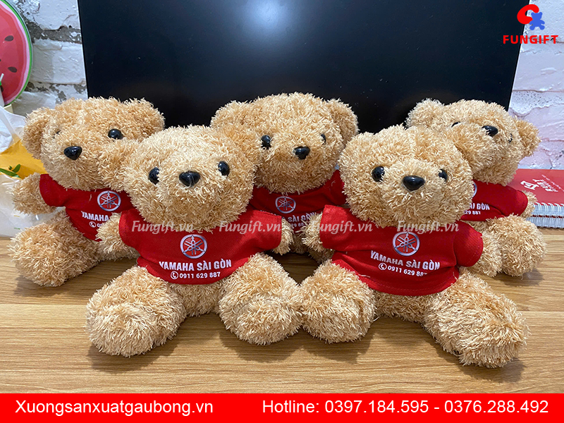 Gấu bông in logo thương hiệu