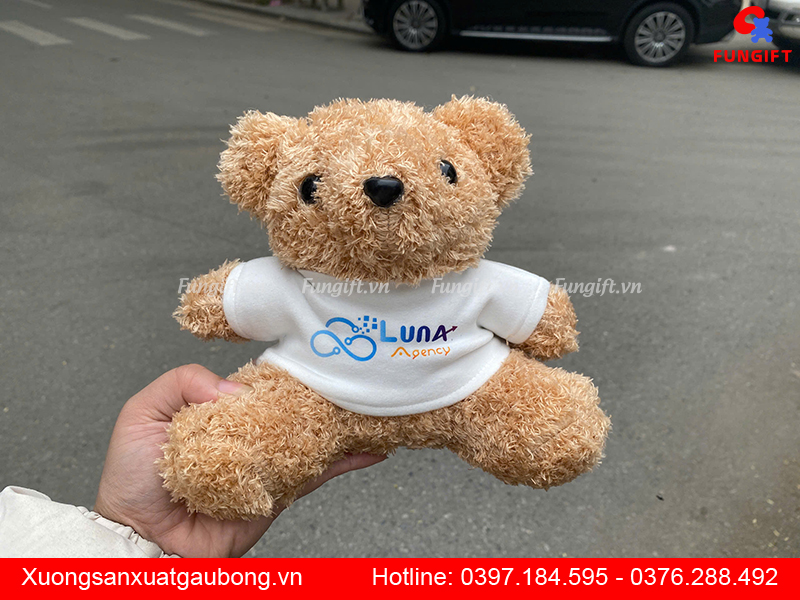 Gia công in gấu logo công ty
