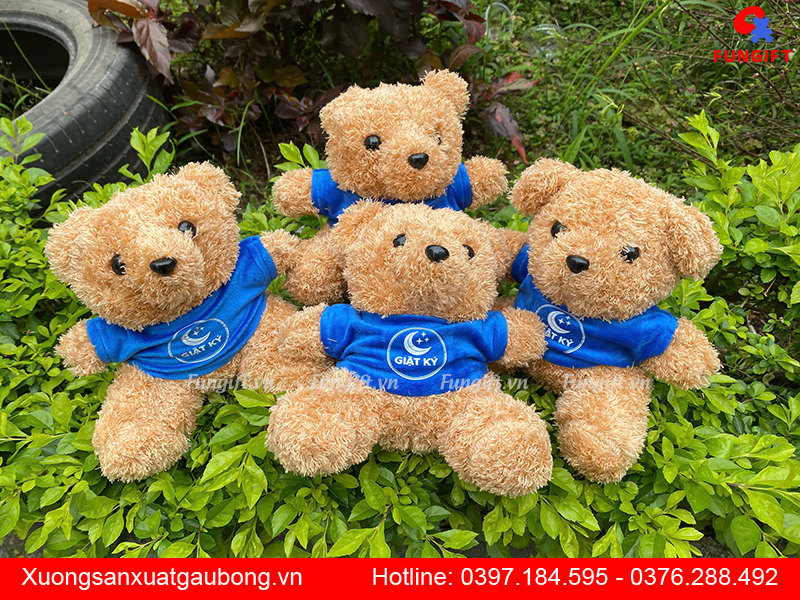 Mẫu gấu bông in logo số lượng lớn