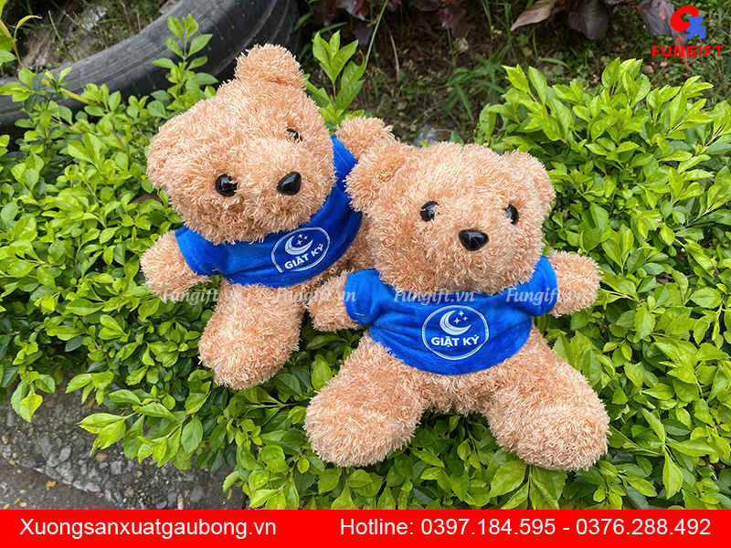Quà tặng gấu nhồi bông in logo