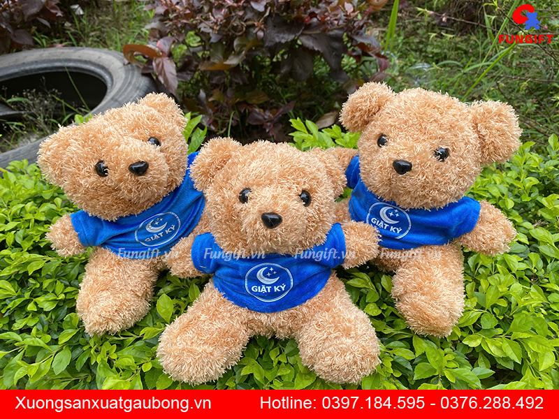 Sản xuất gấu bông in logo thương hiệu