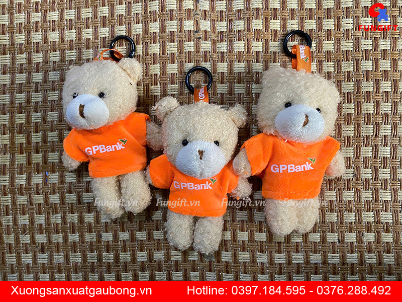 Xưởng in gấu móc khóa giá rẻ Hà Nội