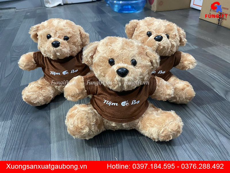 Xưởng sản xuất gấu bông in theo yêu cầu