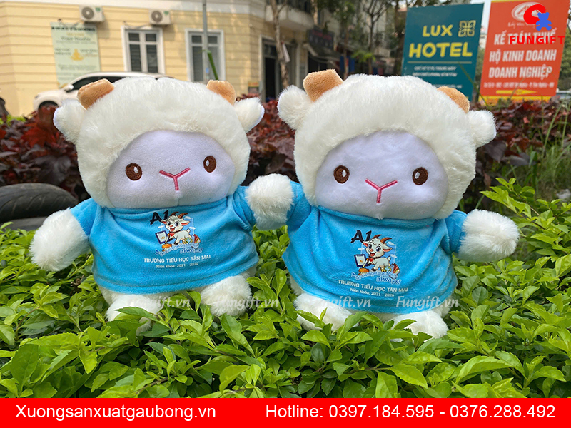 Gấu bông in logo theo yêu cầu