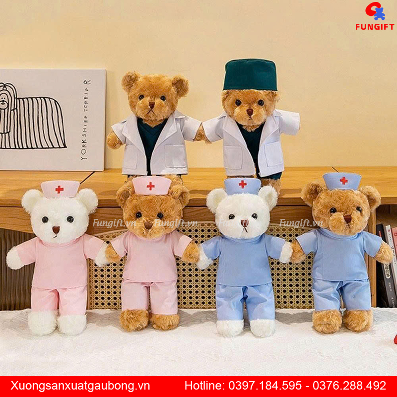Gấu bông quảng cáo ngành y tế