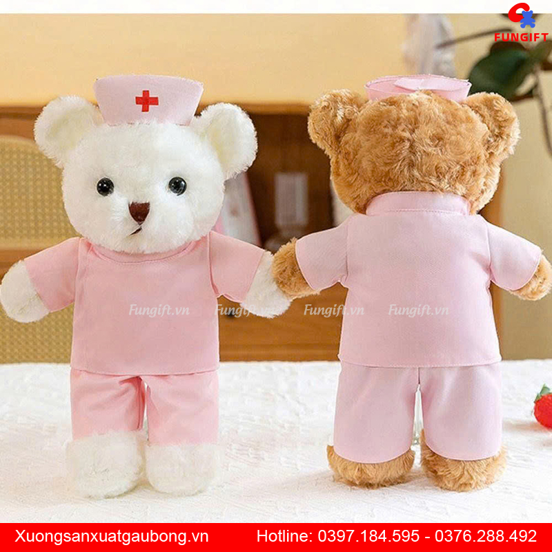 Gấu bông y tá quà tặng
