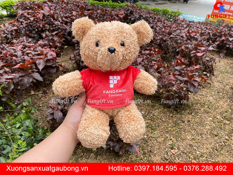 Gấu nhồi bông in logo