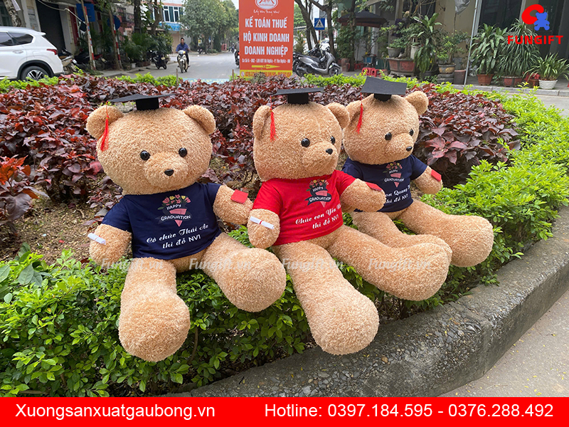 Gấu nhồi bông in logo