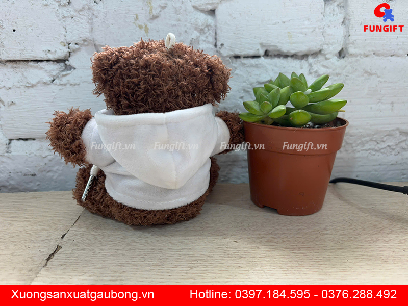 Gia công móc khoá gấu bông