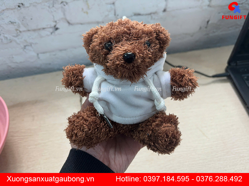 Móc khoá gấu bông sự kiện