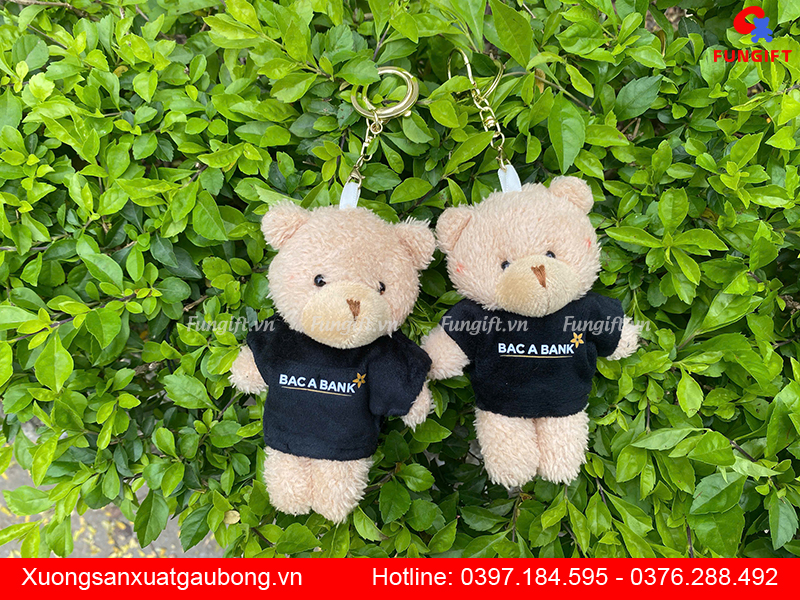 Móc khoá nhồi bông theo yêu cầu