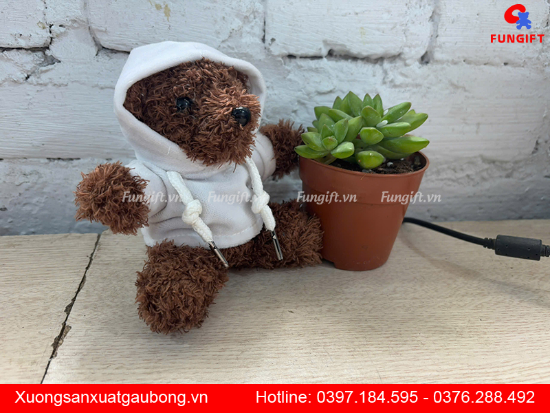 Sản xuất móc khoá gấu bông theo yêu cầu