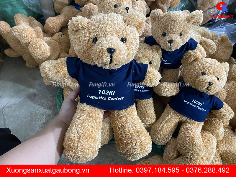 Xưởng sản xuất gấu bông quảng cáo