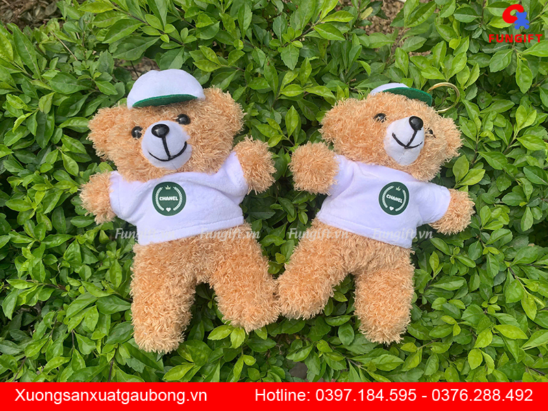 Báo giá in gấu bông móc khóa