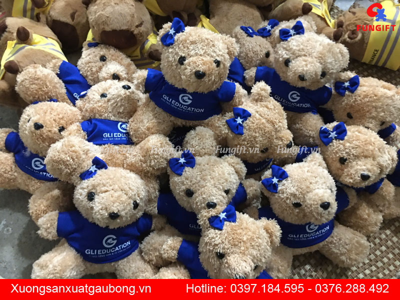 Cung cấp gấu bông in logo giá rẻ