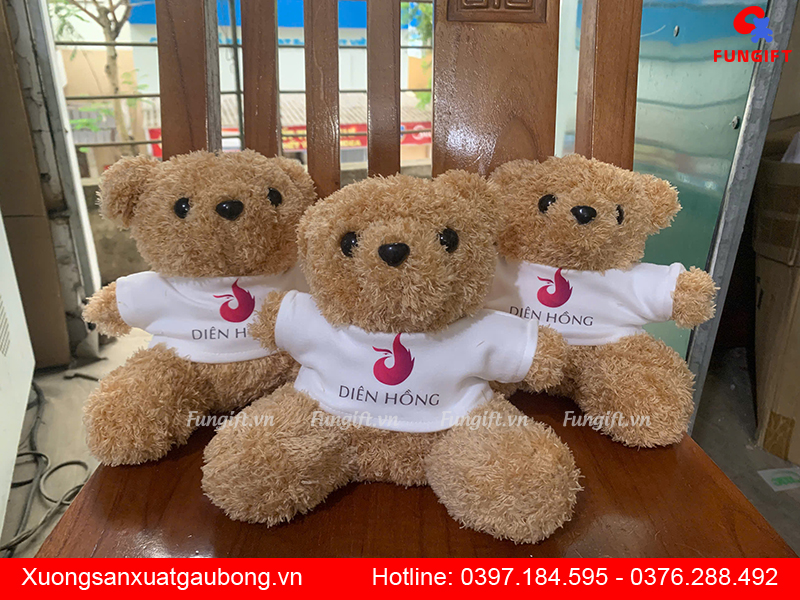 Đặt in gấu bông theo yêu cầu