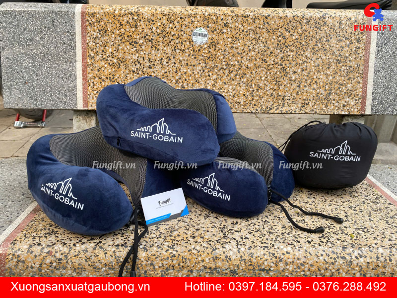 Đặt in gối kê cổ cao su non