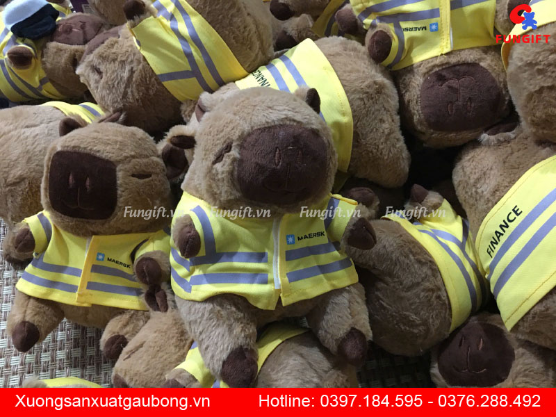 Gấu capybara in logo giá rẻ