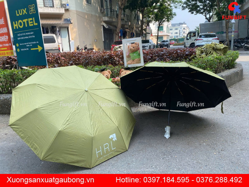 Ô dù gấp gọn in logo