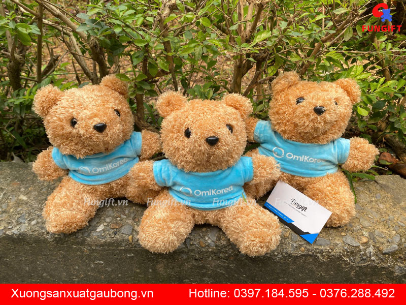 Quà tặng gấu bông in logo