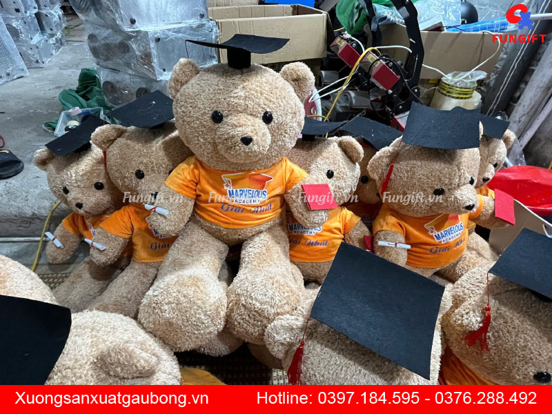 Quà tặng lưu niệm gấu in logo