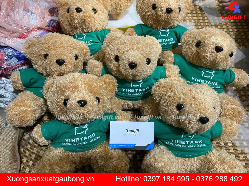 Sản xuất gấu bông in theo yêu cầu
