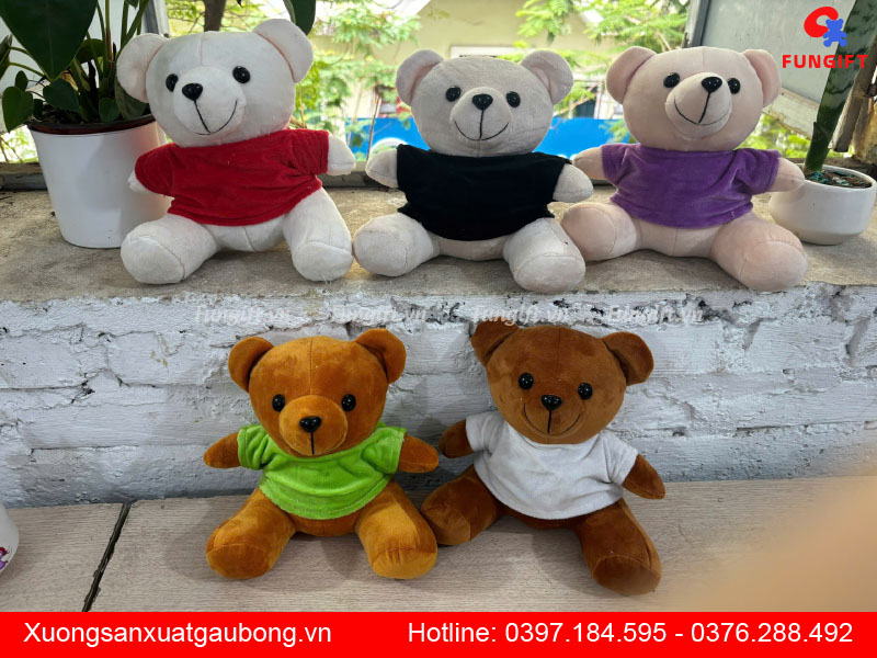 Sỉ lẻ gấu bông in logo tại xưởng