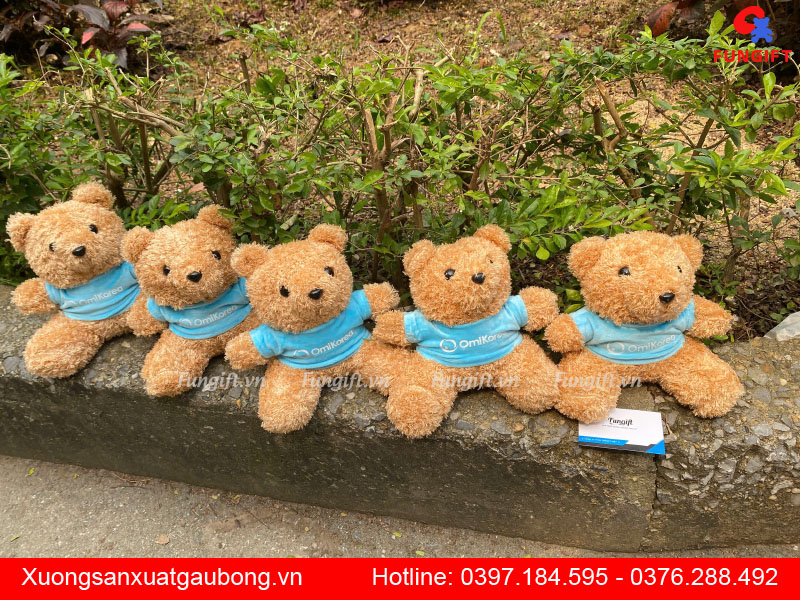 Xưởng sản xuất gấu in logo Hà Nội