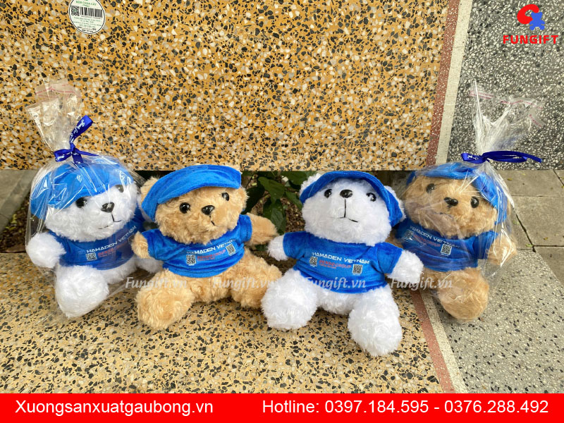 Gấu bông in logo Hà Nội