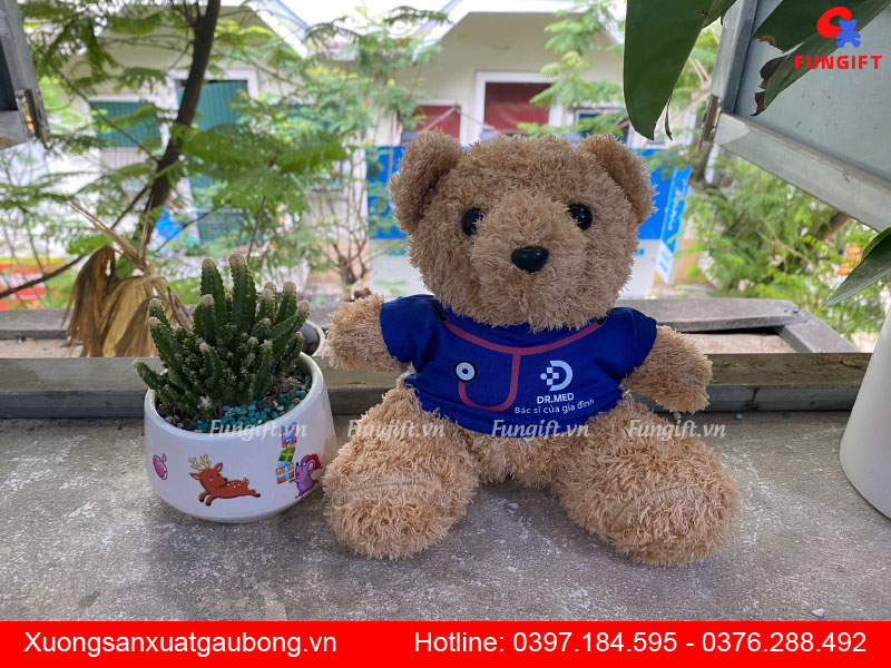 Gấu bông in logo Hà Nội