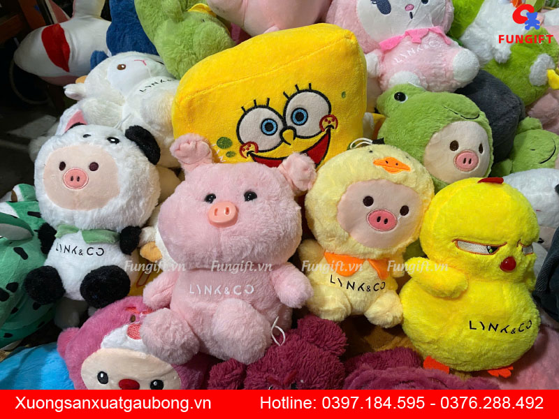 Gấu bông in logo làm quà tặng