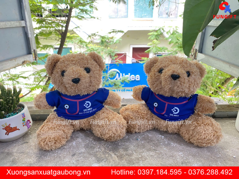 Gấu bông in logo theo yêu cầu